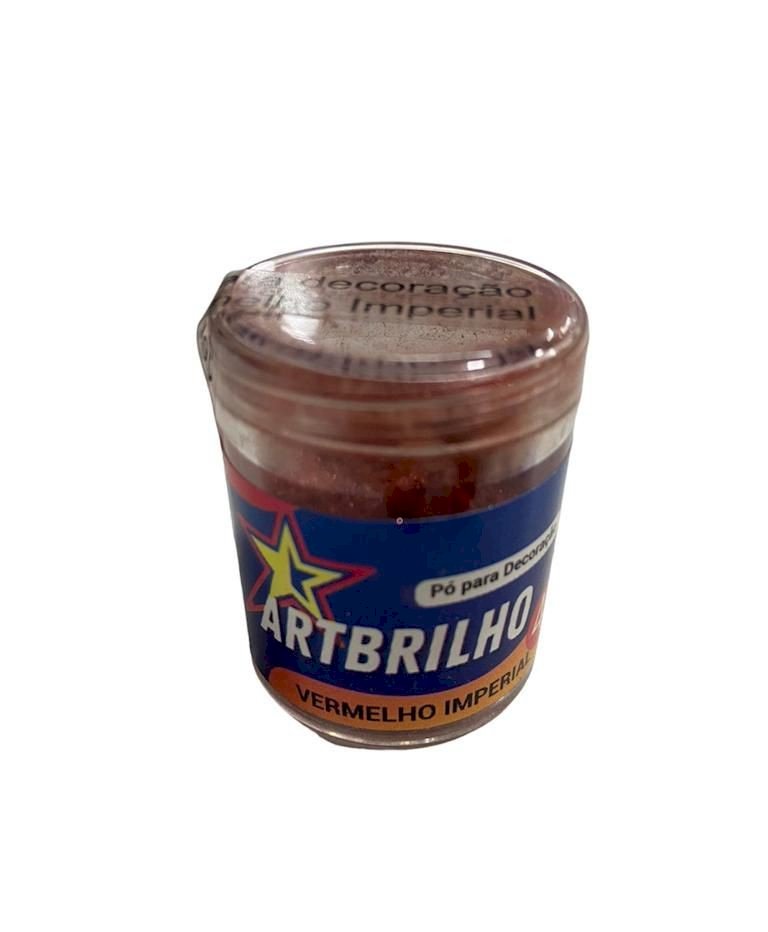 4491 - PÓ P/ DECORAÇÃO VERMELHO IMPERIAL 4g - ARTBRILHO
