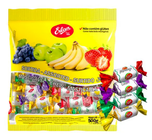 4684 - BALAS MOLE SORTIDA 500g - ERLAN