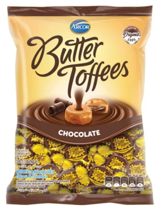 4691 - BALAS BUTTER TOFFEE CHOCOLATE 500g - ARCOR