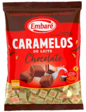 3049 - BALAS CARAMELO CHOCOLATE 660g - EMBARE