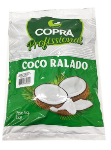 4669 - COCO RALADO MEDIO UMIDO E ADOÇADO 1kg - COPRA
