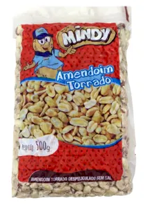 845 - AMENDOIM TORRADO 500g - MINDY