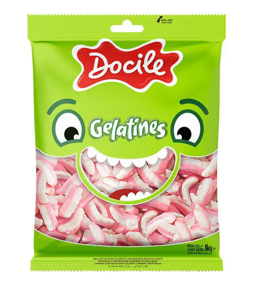 4756 -GOMA  GELATINA DENTADURA 1KG - DOCILE