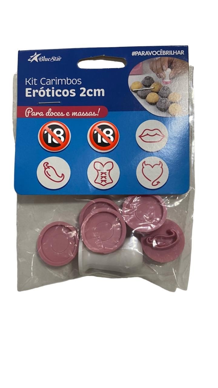 4830 - KIT CARIMBOS EROT ROSA BEBE 2cm - BLUESTAR