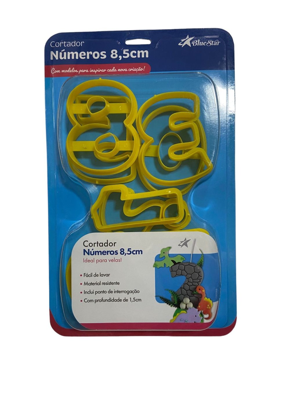 4835 - CORTADOR NUMEROS 8,5 cm - BLUESTAR