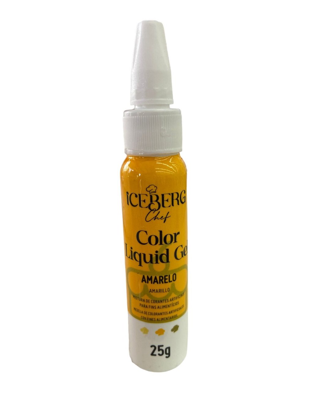 644 - COLOR LIQUID GEL AMARELO  25g - ICEBERG