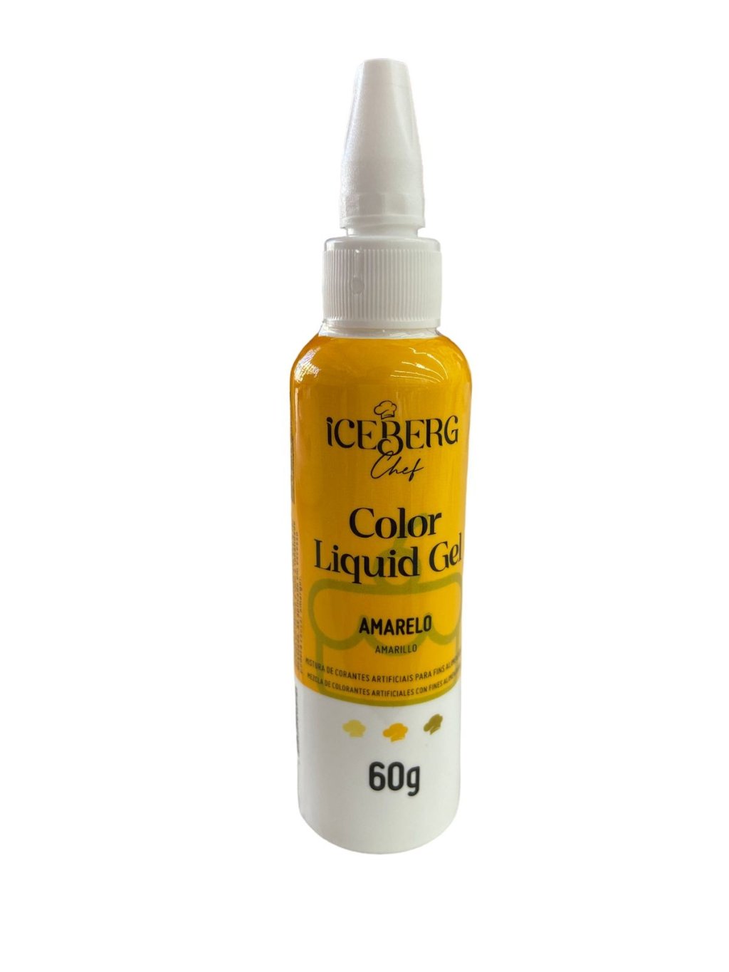 671 - COLOR LIQUID GEL AMARELO 60g - ICEBERG