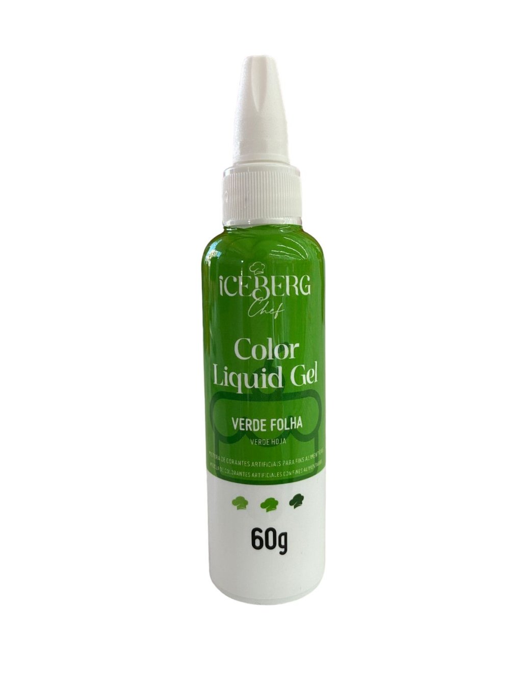 676 - COLOR LIQUID GEL VERDE FOLHA 60g - ICEBERG