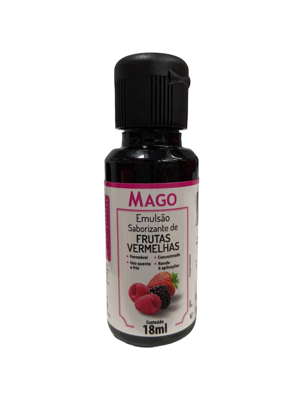 4855 - EMULSÃO SABORIZANTE DE FRUTAS VERMELHAS 18ml - MAGO