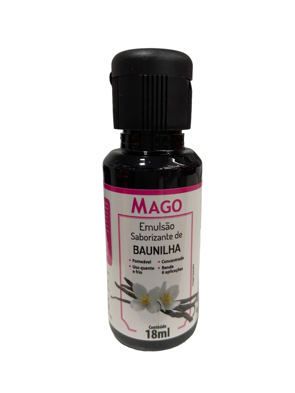4854 - EMULSÃO SABORIZANTE DE BAUNILHA 18ml - MAGO