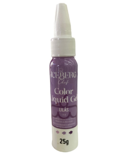 655 - COLOR LIQUIDO GEL LILAS 25g - ICEBERG
