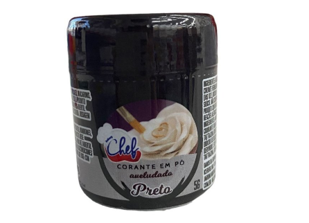 4865 - CORANTE PO DECORATIVO EFEITO AVELUDADO PRETO 5g - ICEBERG