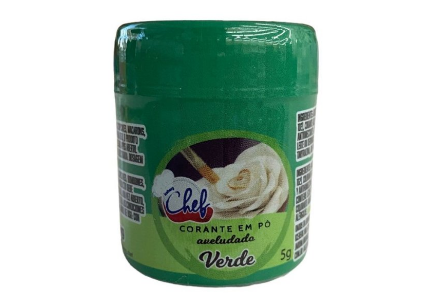 4867 - CORANTE PO DECORATIVO EFEITO AVELUDADO VERDE 5g - ICEBERG