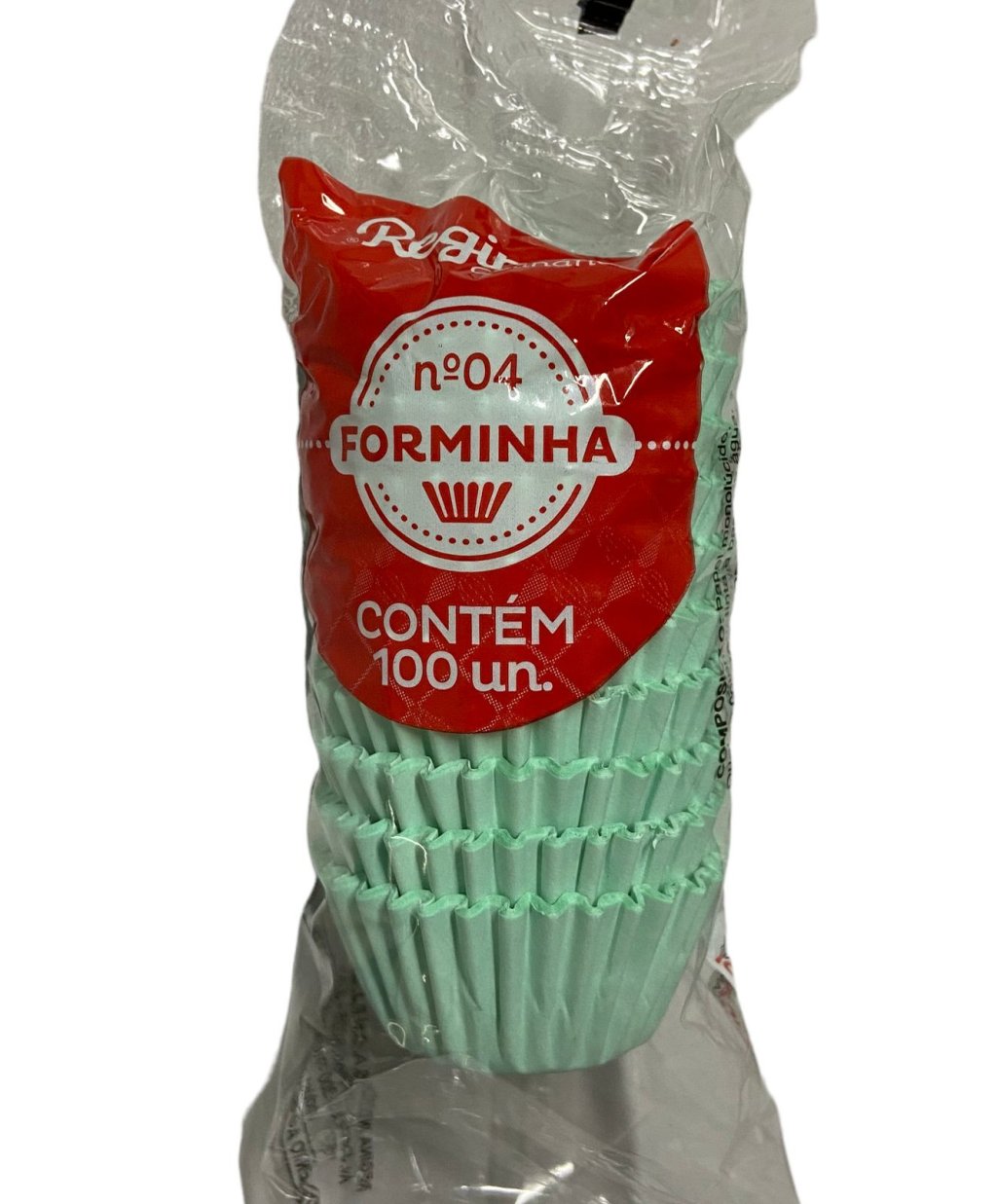 4966 - FORMINHA N 4 PAPEL VERDE 100un - REGINA