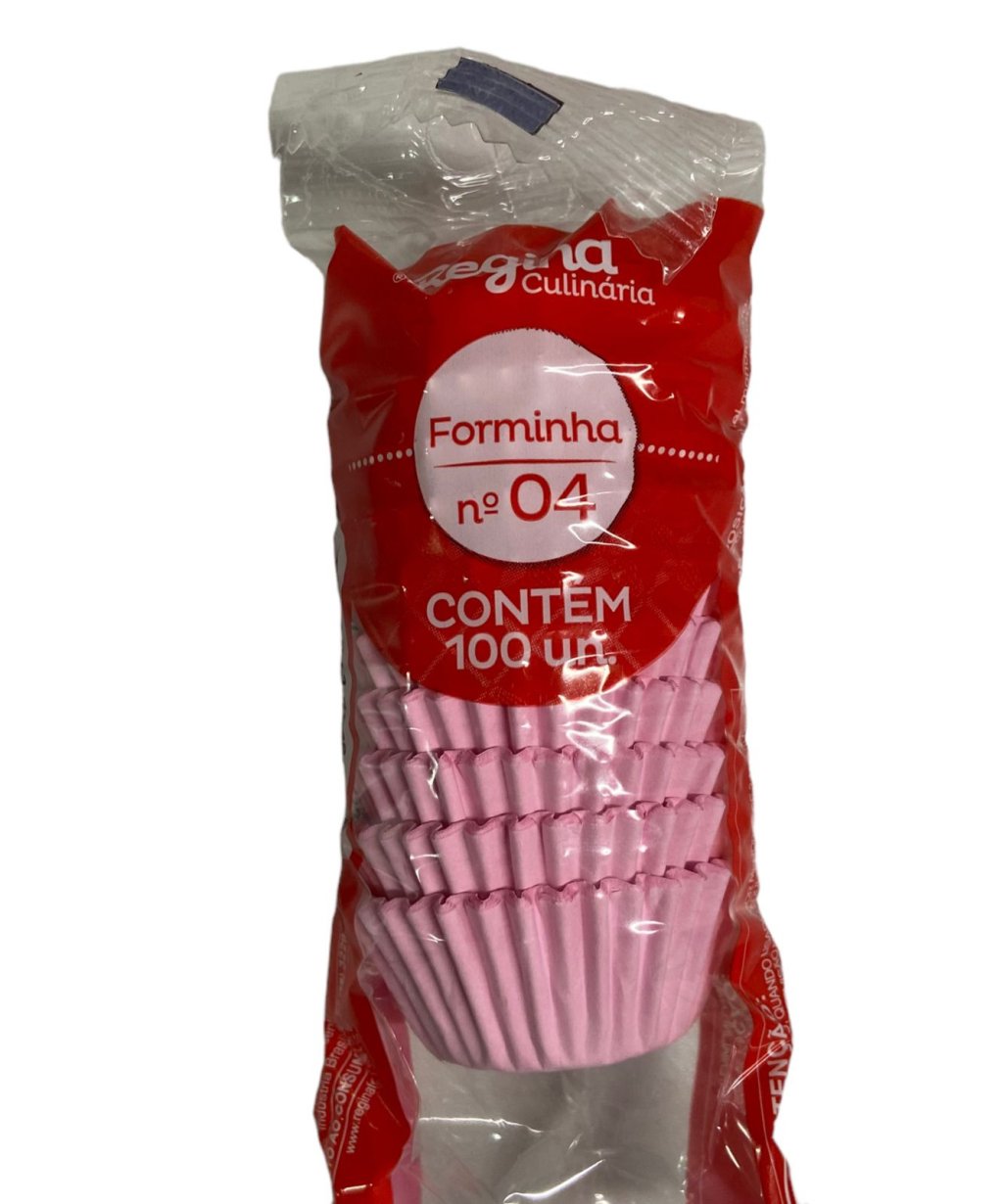 4929 - FORMINHA N 4 PAPEL ROSA 100un - REGINA