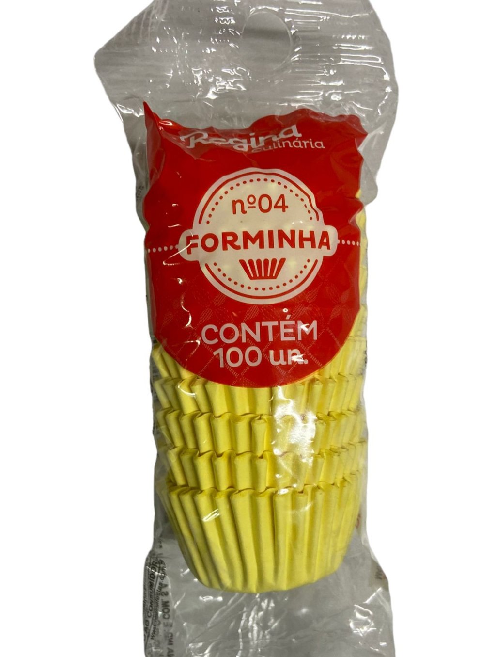 4923 - FORMINHA N 4 PAPEL AMARELA 100un - REGINA