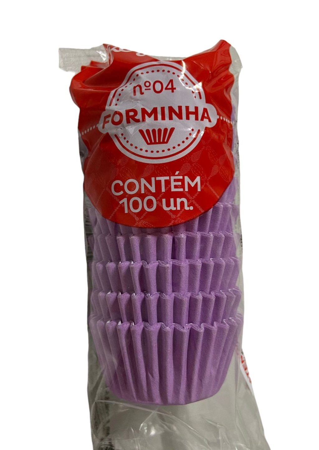 4963 - FORMINHA N 4 PAPEL COLORS LILAS 100un - REGINA