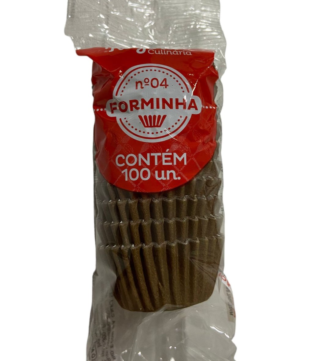 4927 - FORMINHA N 4 PAPEL COLORS MARROM 100un - REGINA