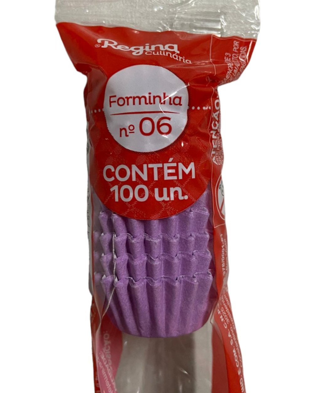 4977 - FORMINHA N 6 PAPEL COLORS LILAS 100un - REGINA