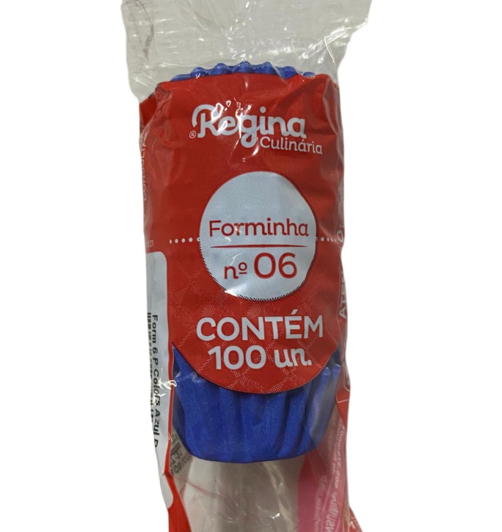 4976 - FORMINHA N 6 PAPEL COLORS AZUL ROYAL 100un - REGINA
