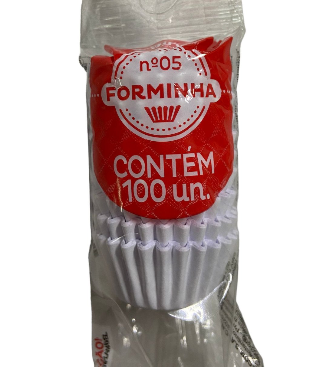 4905 - FORMINHA N 5 PAPEL BRANCA 100un - REGINA