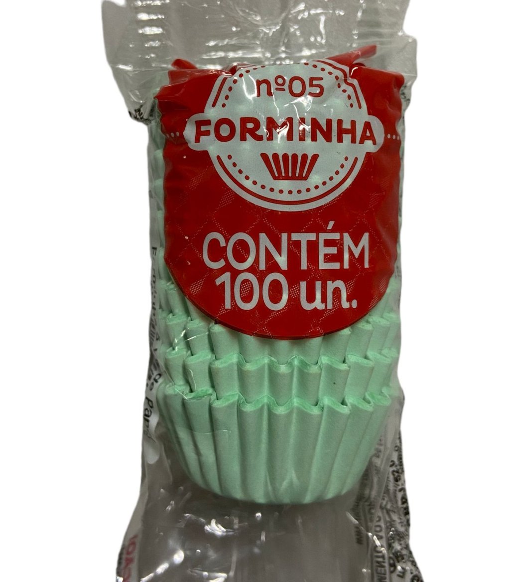 4973 - FORMINHA N 5 PAPEL VERDE 100un - REGINA