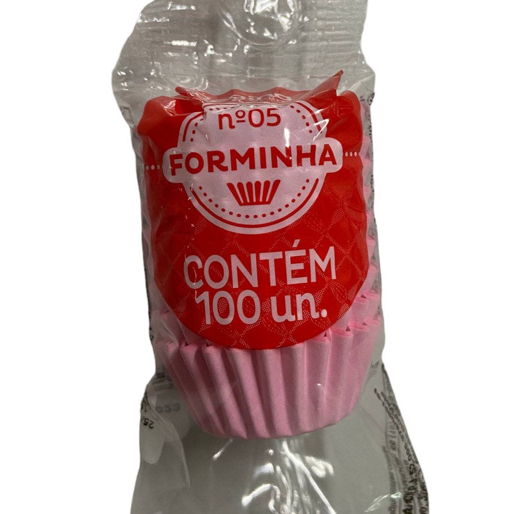 4936 - FORMINHA N 5 PAPEL ROSA 100un - REGINA
