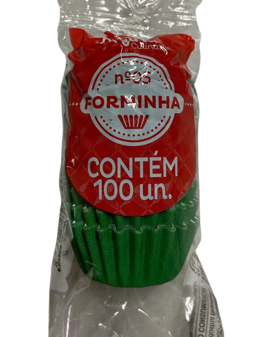 4971 - FORMINHA N 5 PAPEL COLORS VERDE ESCURA 100un - REGINA