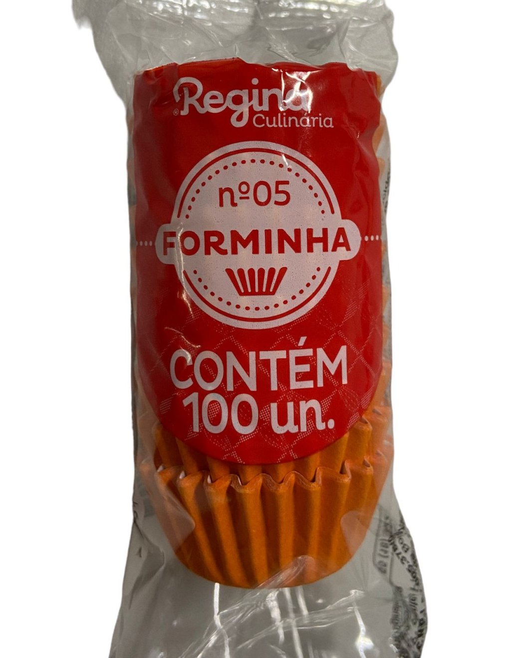 4969 - FORMINHA N 5 PAPEL COLORS LARANJA 100un - REGINA