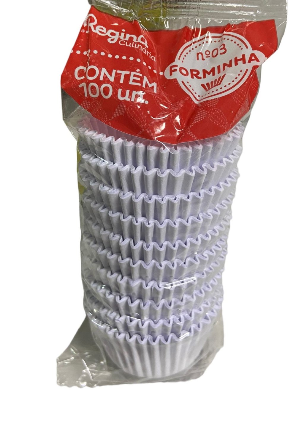 4922 - FORMINHA N 3 PAPEL BRANCA 100un - REGINA