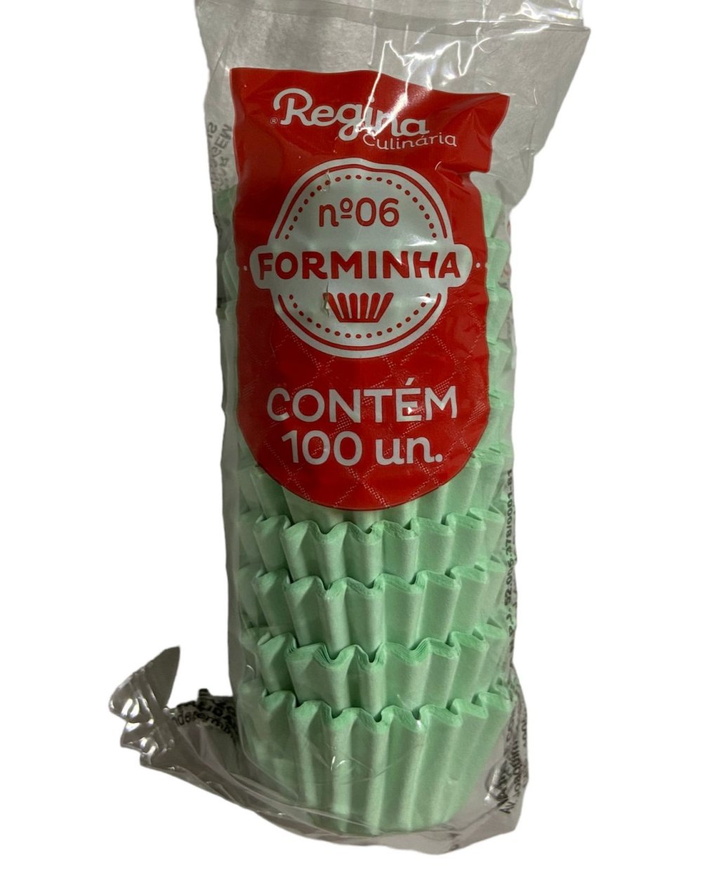 4980 - FORMINHA N 6 PAPEL VERDE 100un - REGINA
