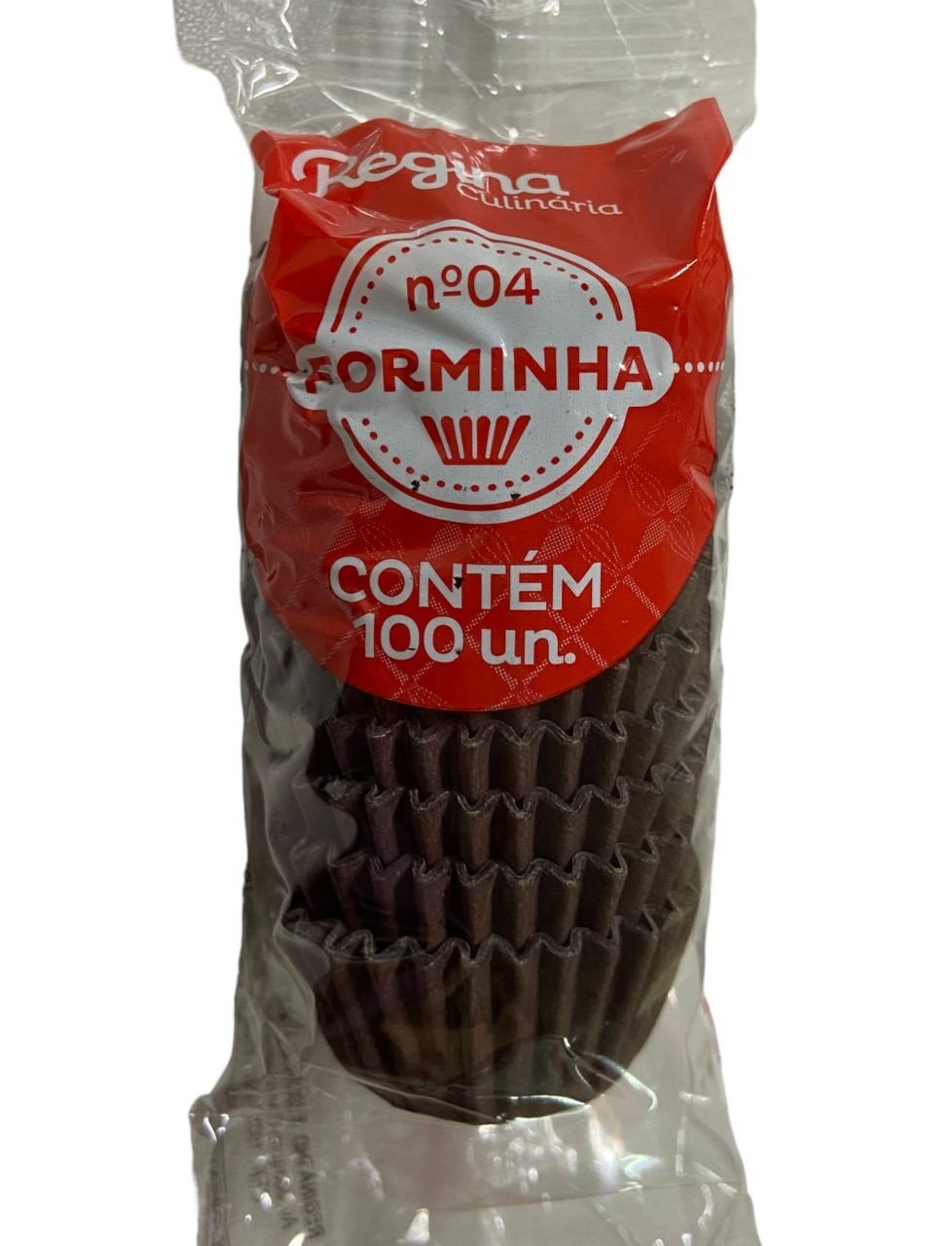 4959 - FORMINHA N 4 GOURMET MARROM 100un - REGINA