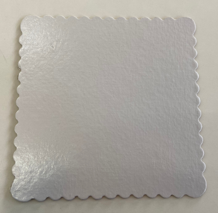 319 - CAKE BOARD QUADRADO 280x280mm BRANCO - PLAC