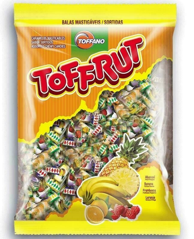 5049 - BALA TOFFRUT SORTIDA 600g - TOFFANO