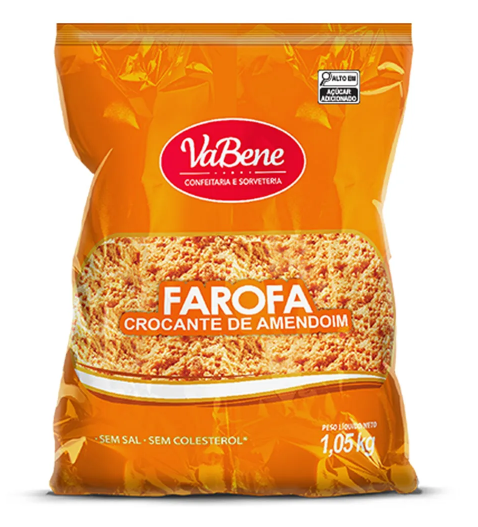 5191 - FAROFA CROCANTE DE AMENDOIM 1,05kg - VABENE
