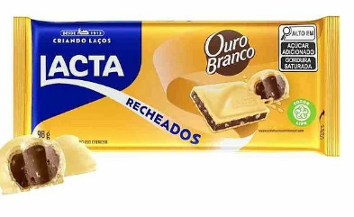 5263 - BARRA RECHEADA OURO BRANCO 98g - LACTA