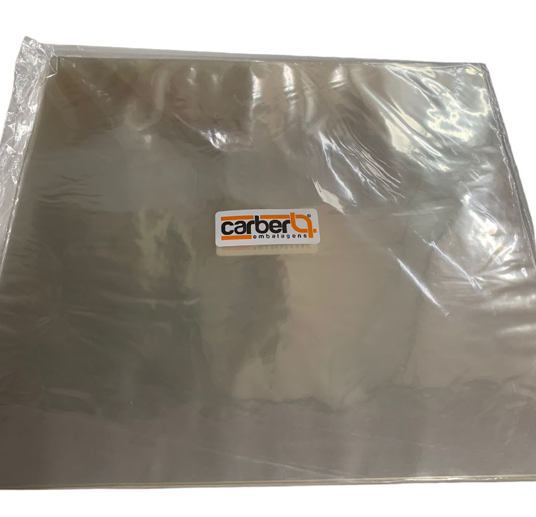 5271 - PAPEL CELOFANE P/DOCE INCOLOR 20x22cm C/100un - PC/CROMUS