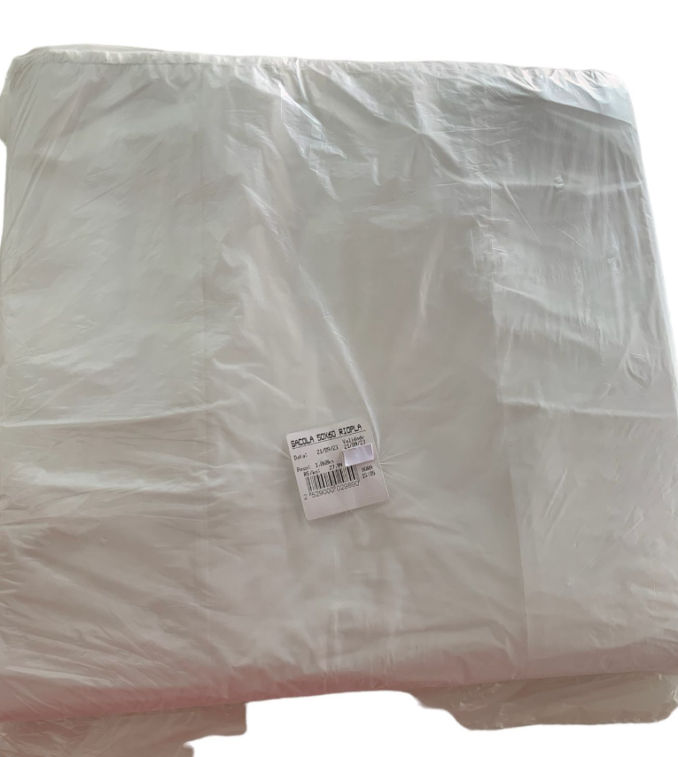 5290 - SACOLA BRANCA 50X60 kg - RIOPLASTIC