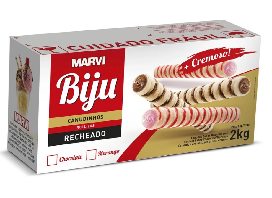 5392 - BIJU RECHEADO CHOCOLATE 2kg - MARVI