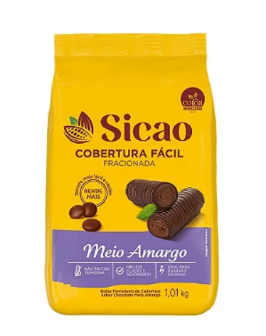 5384 - COB GOTAS MEIO AMARGO FACIL 1,01kg - SICAO