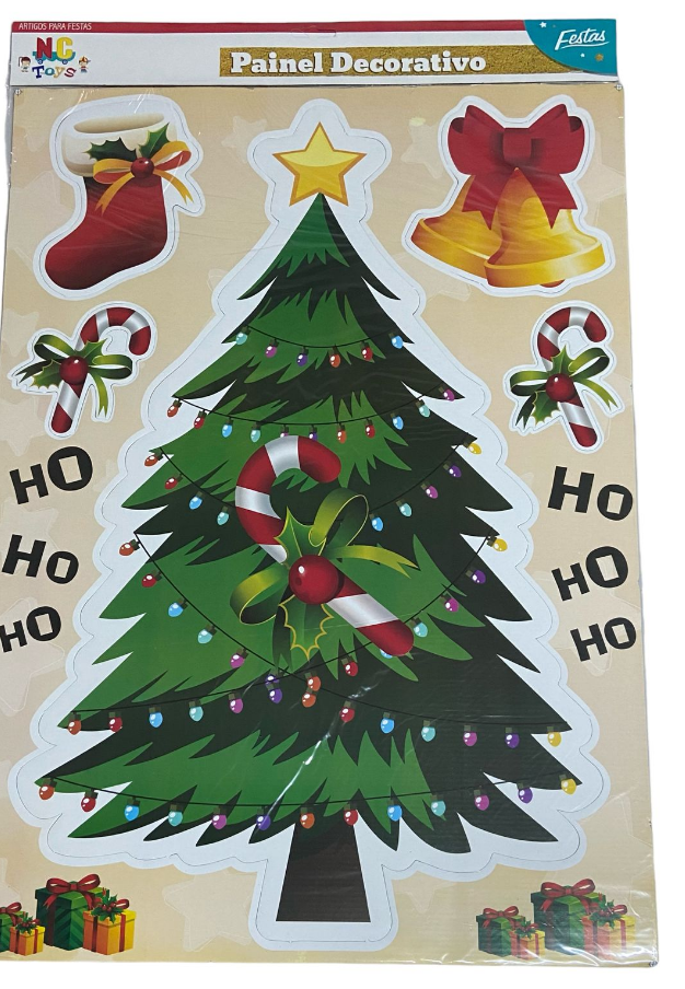 5492 - PAINEL DECORATIVO NATAL ARVORE - NC TOYS 