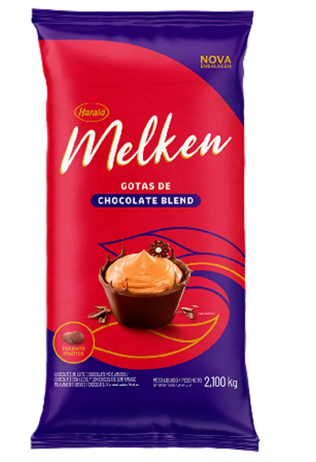 5521 - CHOCOLATE  GOTAS BLEND MELKEN 2,05kg - HARALD