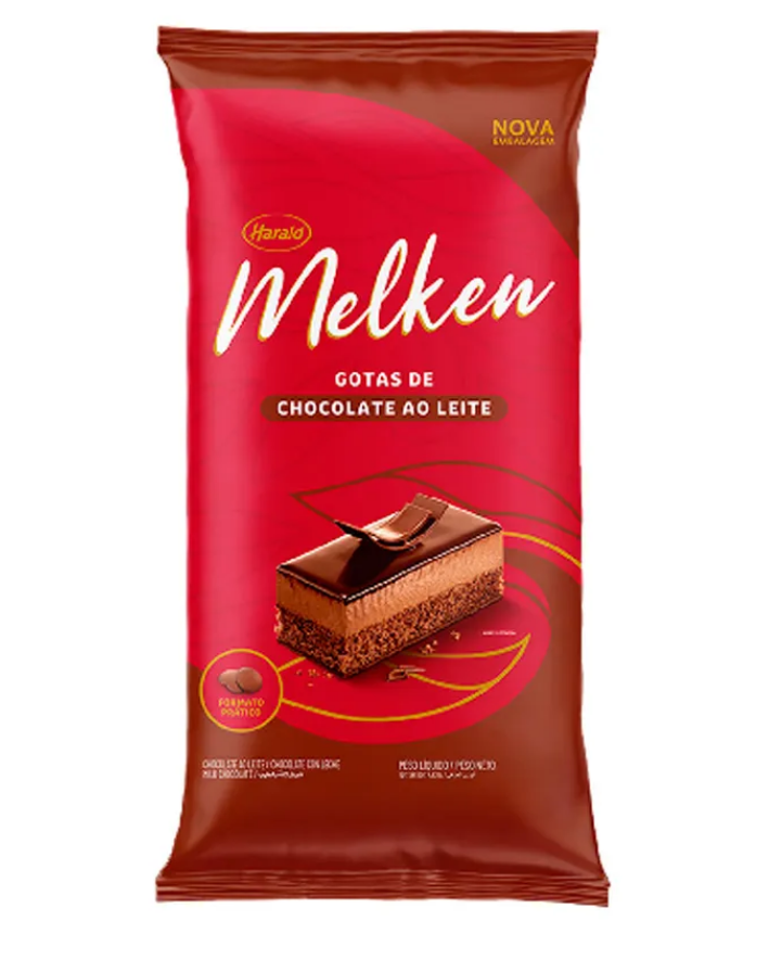 5535 - CHOCOLATE  GOTAS AO LEITE MELKEN 2,05kg - HARALD