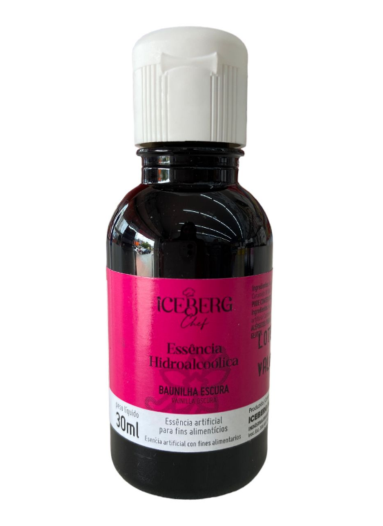 1225 - AROMA ARTIFICIAL BAUNILHA ESCURA  30ml - ICEBERG