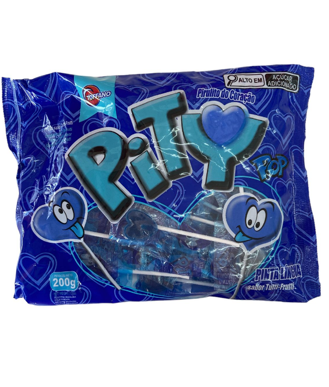 5326 - PIRULITO PITY PINTA LINGUA 200g - TOFFANO 