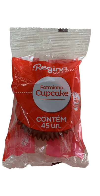 5549 - FORMINHA PARA CUPCAKE COLORS IMPERMEAVEL  MARROM 45un - REGINA