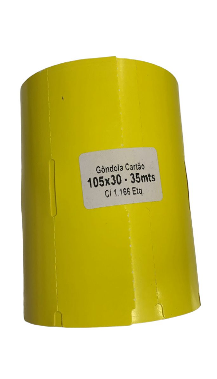 5584 - ETIQUETA GONDOLA AMARELA C/166un - EXPRESS ETIQUETAS