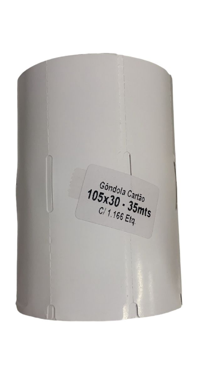 5581 - ETIQUETA GONDOLA BRANCA  C/166un - EXPRESS ETIQUETAS