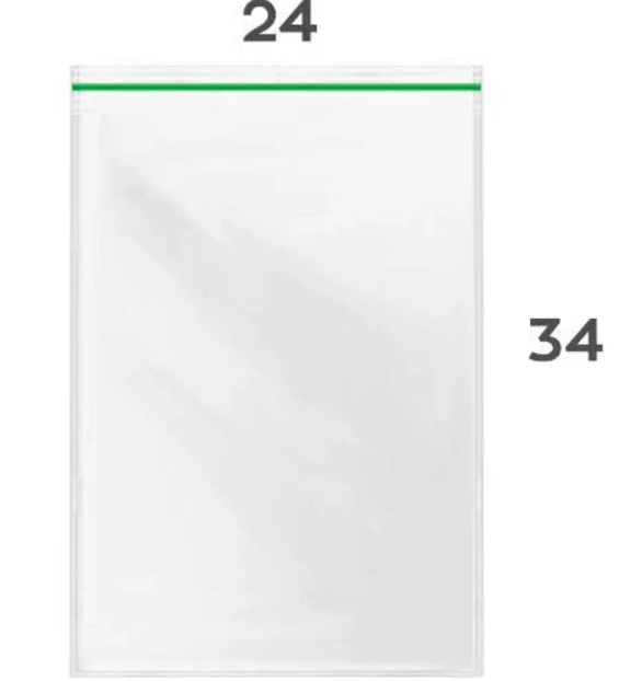 4363 - SACO ZIP N 10 24X34cm C/ 50un  - VABENE