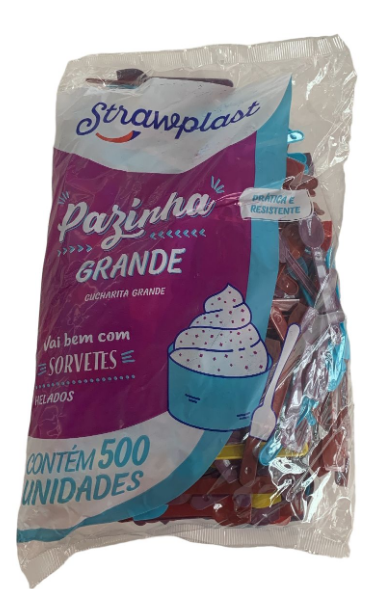 390 -  PAZINHA GRANDE MISTA C/500 un - STRAWPLAST 
